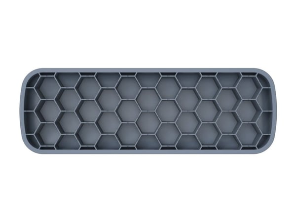 Fellowes Breyta - Håndleddsstøtte for tastatur - TKL - kompakt - marine