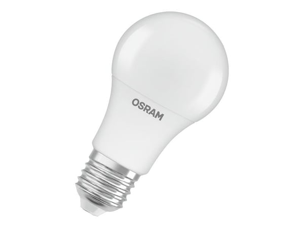OSRAM LED STAR CLASSIC - LED-lyspære - form: A65 - mattslipt finish - E27 - 9 W (ekvivalent 65 W) - klasse F - varmt hvitt lys - 2700 K