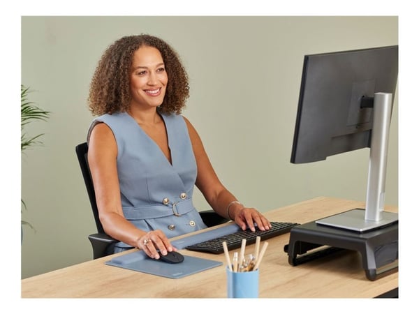 Fellowes Breyta, silikon, lyseblå, EN ISO 9241-5, 60 mm, 470 mm, 17,5 mm