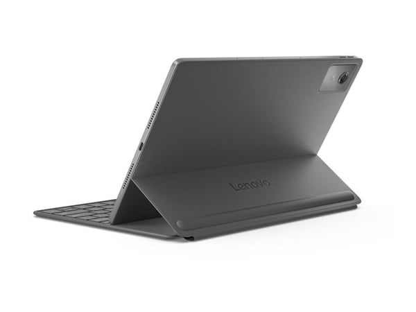 Lenovo - Tangentbord och foliefodral (bakre omslag) - POGO pin - luna gray