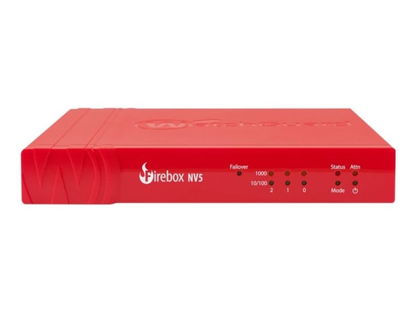 WatchGuard Firebox NV5 - Säkerhetsfunktion - 3 portar - 1GbE - molnhanterad