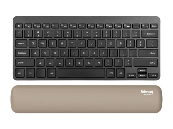Fellowes Breyta - Håndleddsstøtte for tastatur - TKL - kompakt - sand