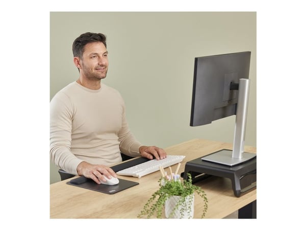 Fellowes Breyta, Silikone, Sort, EN ISO 9241-5, 60 mm, 470 mm, 17,5 mm
