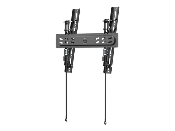 Gembird - Monteringssett (veggmontering) - tipping - for LCD-TV - stål - finteksturert svart - skjermstørrelse: 32"-65"
