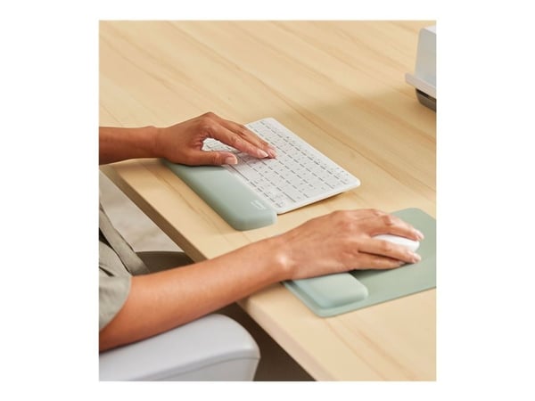 Fellowes Breyta - Håndleddsstøtte for tastatur - TKL - kompakt - grågrønn