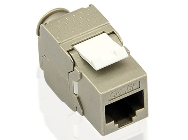 Value 26.99.0375, RJ-45, Sølv, Hunkjønn, Rett, Cat6a, 10 stykker