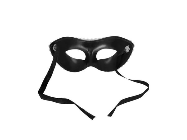 Halvmask Gabriella silver