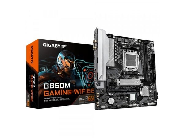 Gigabyte B650M GAMING WIFI6E - Hovedkort - micro ATX - Socket AM5 - AMD B650 Chipset - USB 3.2 Gen 1 - 2.5 Gigabit LAN, Bluetooth, Wi-Fi 6E - innby...