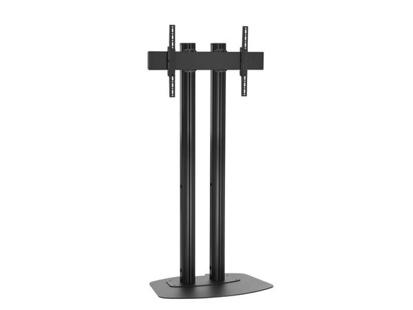 Vogel's Professional Connect-it FD2044 - Asennussarja (2 pylvästä, lattialaatta, liitäntäkisko, näyttökiinnike) - LCD-näytölle - musta - näytön kok...