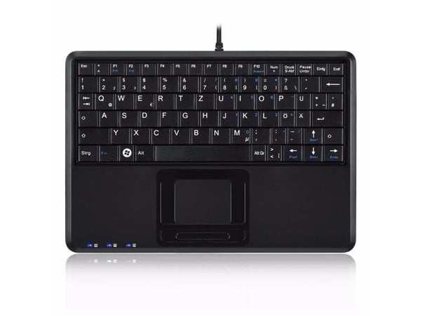 Perixx PERIBOARD-510 H PLUS, Mini, Koblet med ledninger (ikke trådløs), USB, Mekanisk nøkkelbryter, QWERTY, Sort