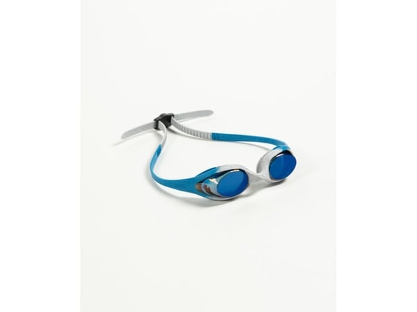 Arena Spider Junior, Unisex, En Størrelse, Lyseblå, Hvit, Silikon, Blå, Polykarbonat