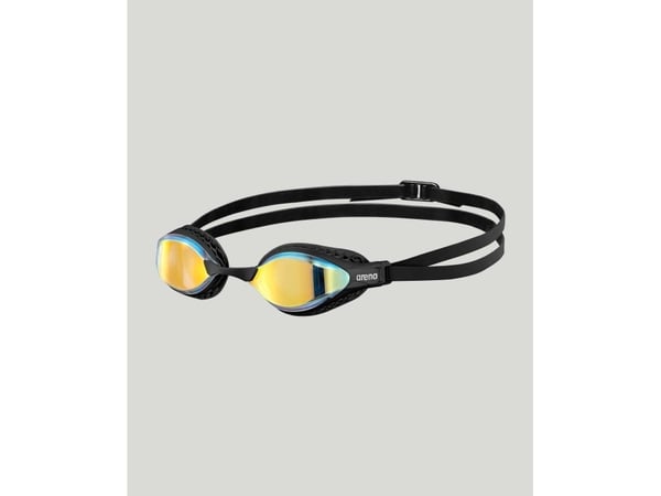 Arena Air Speed Mirror, Unisex, En Størrelse, Sort, Termoplastisk gummi (TPR), Kopper, Speil, Gult, Polykarbonat