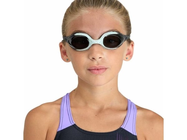 Arena Jr Spider, Unisex, En Størrelse, Sort, Grå, Polykarbonat, Polypropylen, Sort, Polykarbonat
