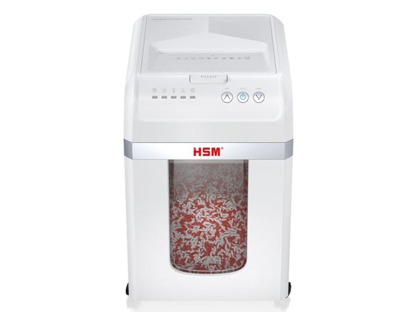 HSM Autofeed X300, Partikkelkutt-makulering, 23 cm, 12 mm, 30 l, 375 ark, 52 dB