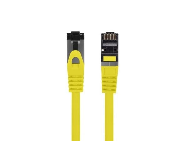 Lanberg - Koblingskabel - RJ-45 (hann) til RJ-45 (hann) - 6.2 mm - S/FTP - CAT 8.1 - gul