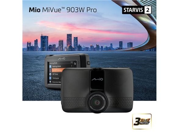 Mio MiVue 903W Pro - Instrumentpanel-kamera - 2,5K / 60 fps - Langaton lähiverkko - GPS - G-sensori