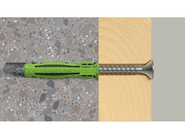 Fischer 567813 SX Plus Vihreä Ekspansionsrawplug 30 mm 6 mm 45 stk 45 stk