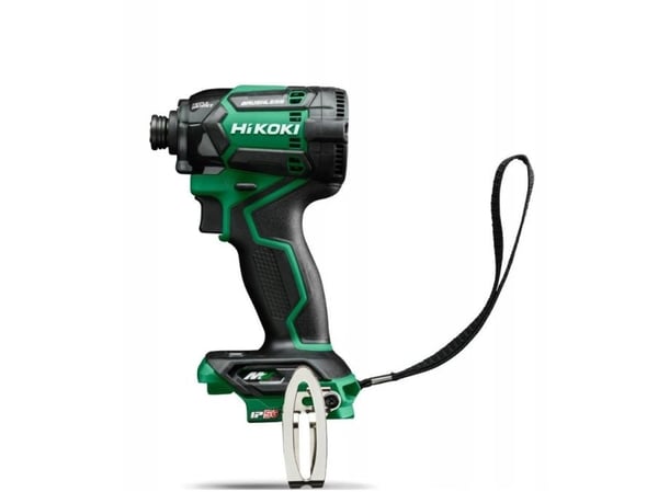 Hikoki WH36DC W2Z, Slagtrekker, Børsteløs, Sort, Grønn, IP56, 1/4", 4100 RPM