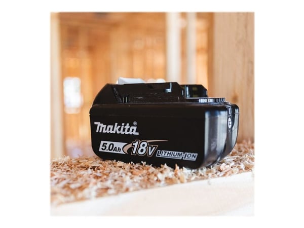 Makita BL1850B - Batteri - Li-Ion - 5 Ah - 90 Wh (en pakke 2) - for Makita BBO180, BJV180, DBO180, DHR182, DJV182, DPB181, DUR187, UR180; G-Series ...