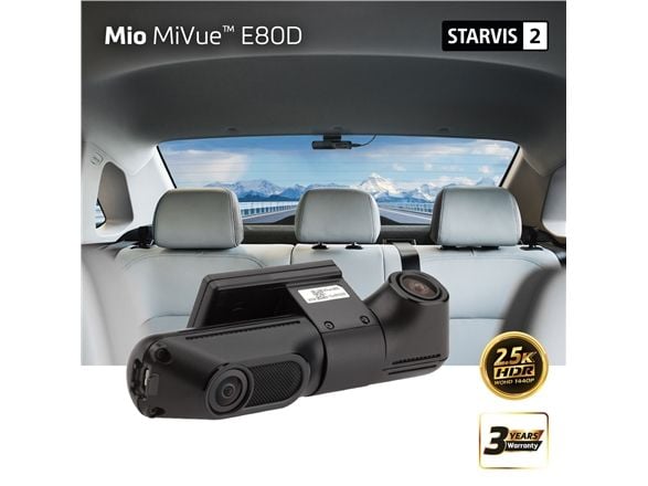 Mio MiVue E80D - Instrumentbordkamera - 4.0 MP - 2,5 K / 30 fps