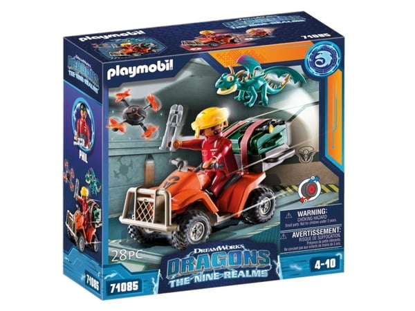 Playmobil Dragons 71085, Action/ Eventyr, 4 år, Flerfarget, Plast