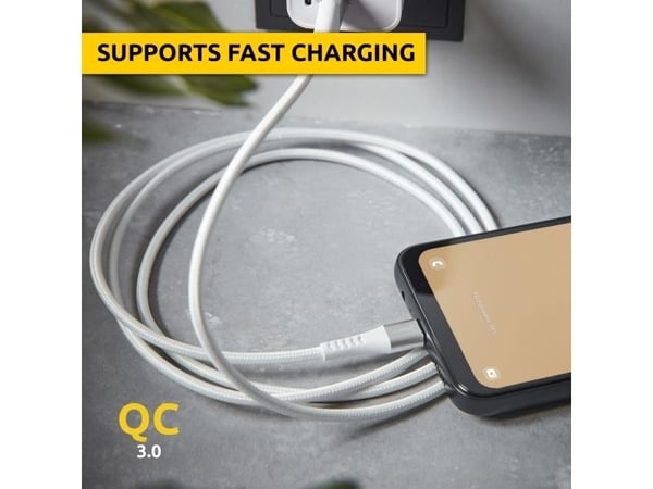 Intenso A315C - USB-kabel - USB (hann) til 24 pin USB-C (hann) - USB 2.0 - 20 V - 3 A - 1.5 m - hvit