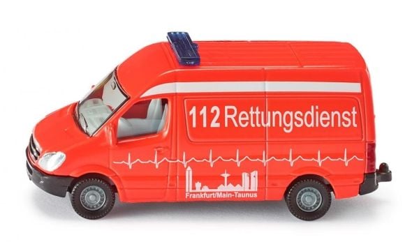 SIKU 0805 Auto met 8cm ambulanssi