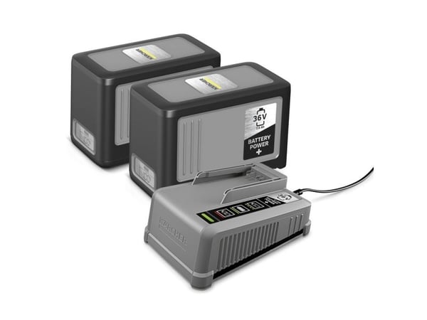 Batteri Karcher Power+ 36 V; 2x7,5 Ah + hurtiglader Power+