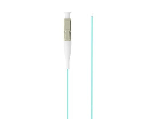 Lanberg - Grisehale - LC/UPC-multimodus (hann) - 2 m - 0.9 mm - fiberoptisk - 50 / 125 mikroner - OM3 - halogenfri, easy strip construction - turkis