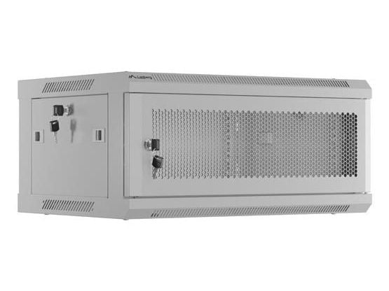 Lanberg WF01 Series - Rack skap - veggmonterbar - grå, RAL 7035 - 4U - 19"