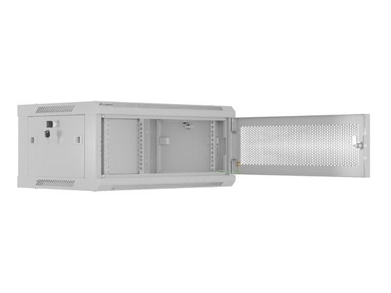 Lanberg WF01 Series - Rack skap - veggmonterbar - grå, RAL 7035 - 4U - 19"