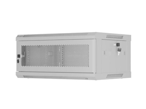 Lanberg WF01 Series - Rack skap - veggmonterbar - grå, RAL 7035 - 4U - 19"