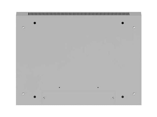 HENGESTATT INSTALLASJONSSKAP 19" 9U 600X450 GRÅ PERFORERT DØR LANBERG (FLAT PAKKE)