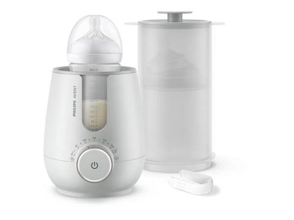 Philips AVENT 2-in-1 Warmer & Sterilizer SCF359/20 Førsteklasses, Slår seg automatisk av, AC, Hvit