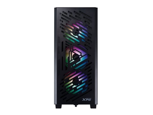 XPG LANDER 501, Midi Tower, PC, Svart, ATX, EATX, Micro ATX, Mini-ITX, SPCC, Herdet glass, 16,7 cm