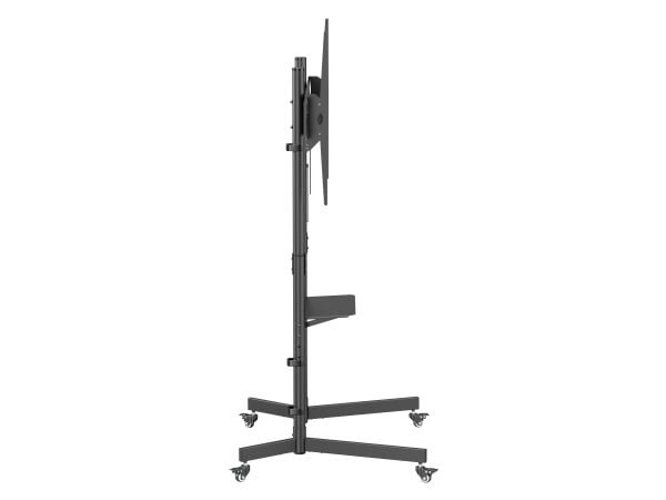 Equip 650637, 2,54 m (100"), 100 x 100 mm, 800 x 600 mm, -10 - 5°, Muovi, Ruostumaton teräs, musta