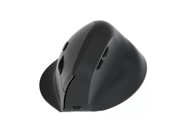 Equip 245120, Oikeakätinen, Vaakasuuntainen muotoilu, Optinen, RF Wireless + Bluetooth, 1600 DPI, musta