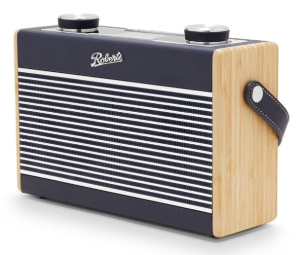 Roberts Radio Rambler Max, Bærbar, Analog og digital, DAB, DAB+, FM, Blå, Marineblå, Rotasjon, Utvendig