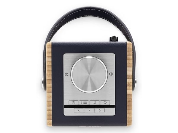 Roberts Radio Rambler Midi, Bærbar, Analog og digital, DAB, DAB+, FM, LCD, Blå, Marineblå, Aluminium, Bamboo