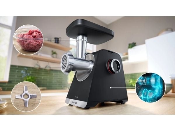 Bosch Serie 6 , 2100 W, Svart, Sølv, 3,5 kg/min, 1 m, Rustfritt stål, Metall, Plast