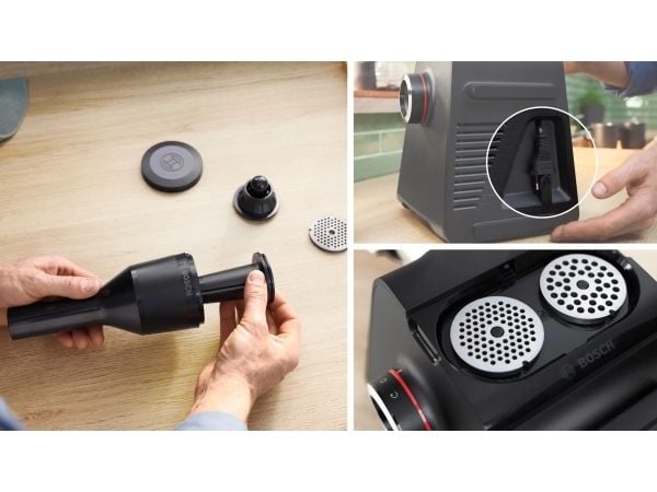 Bosch Serie 6 , 2100 W, Svart, Sølv, 3,5 kg/min, 1 m, Rustfritt stål, Metall, Plast