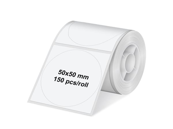 Olympia 6324, Hvit, Selvklebende skriveretikett, Universal, Avrundet firkant, PM220, 5 cm