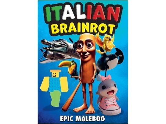 Italian Brainrot Epic målarbok | Språk: Danska