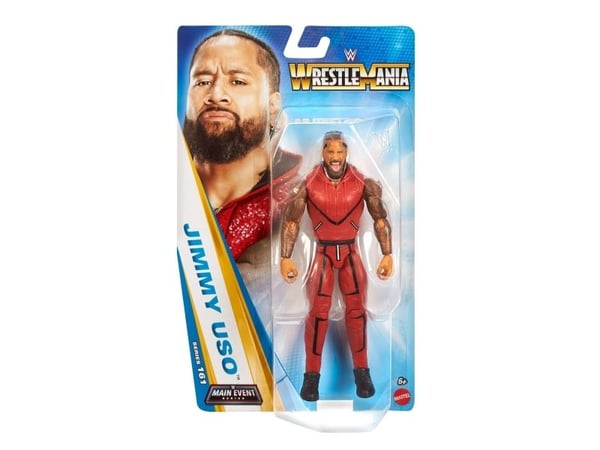 WWE Main Event Series Jimmy Uso Action Figure, 6 år, Flerfarget, Plast