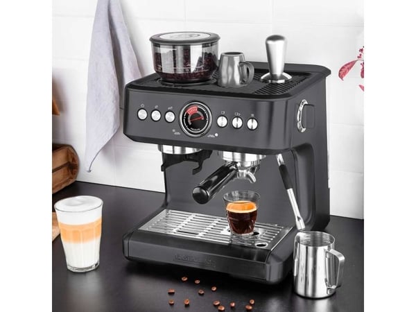 Gastroback Design Advanced Urban Duo, Espressomaskin, 2,8 l, Kaffe bønner, Innebygd kaffekvern, 3000 W, Svart
