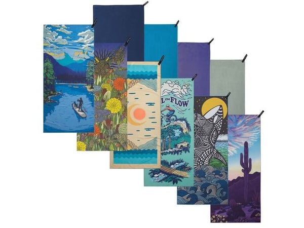 PackTowl Personal Towel, Bilde, Flerfarget, Maskin Vask, Rektangulær, Desert Aire, 1 person(er)