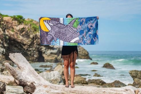 PackTowl Personal Towel, Bilde, Flerfarget, Maskin Vask, Rektangulær, Desert Aire, 1 person(er)