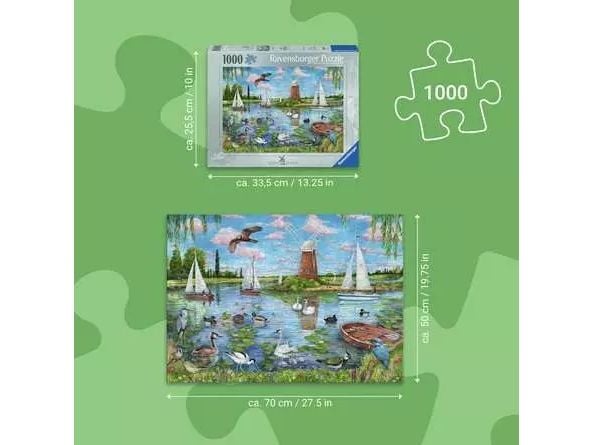 Ravensburger 12001716, 1000 stykker, Landskap, 14 år