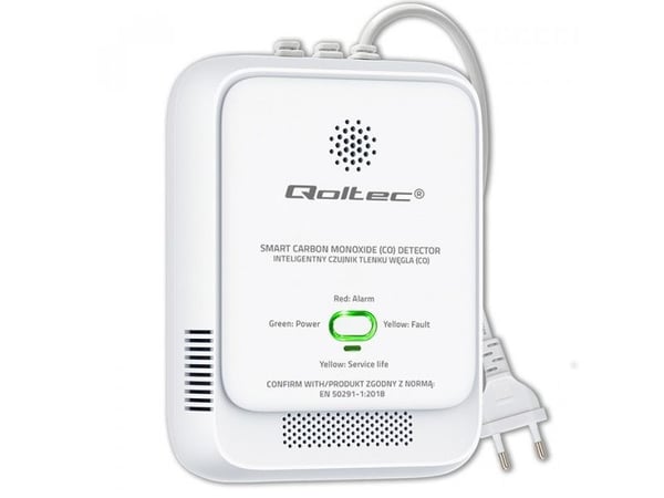 Qoltec - Kolmonoxidsensor - vit