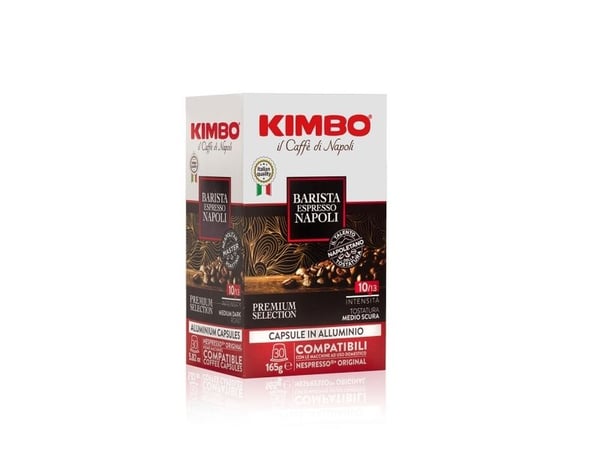 Kimbo 014175, Kaffe kapsyl, Espresso, Medium-dark roast, Nespresso, 30 stykker, Boks